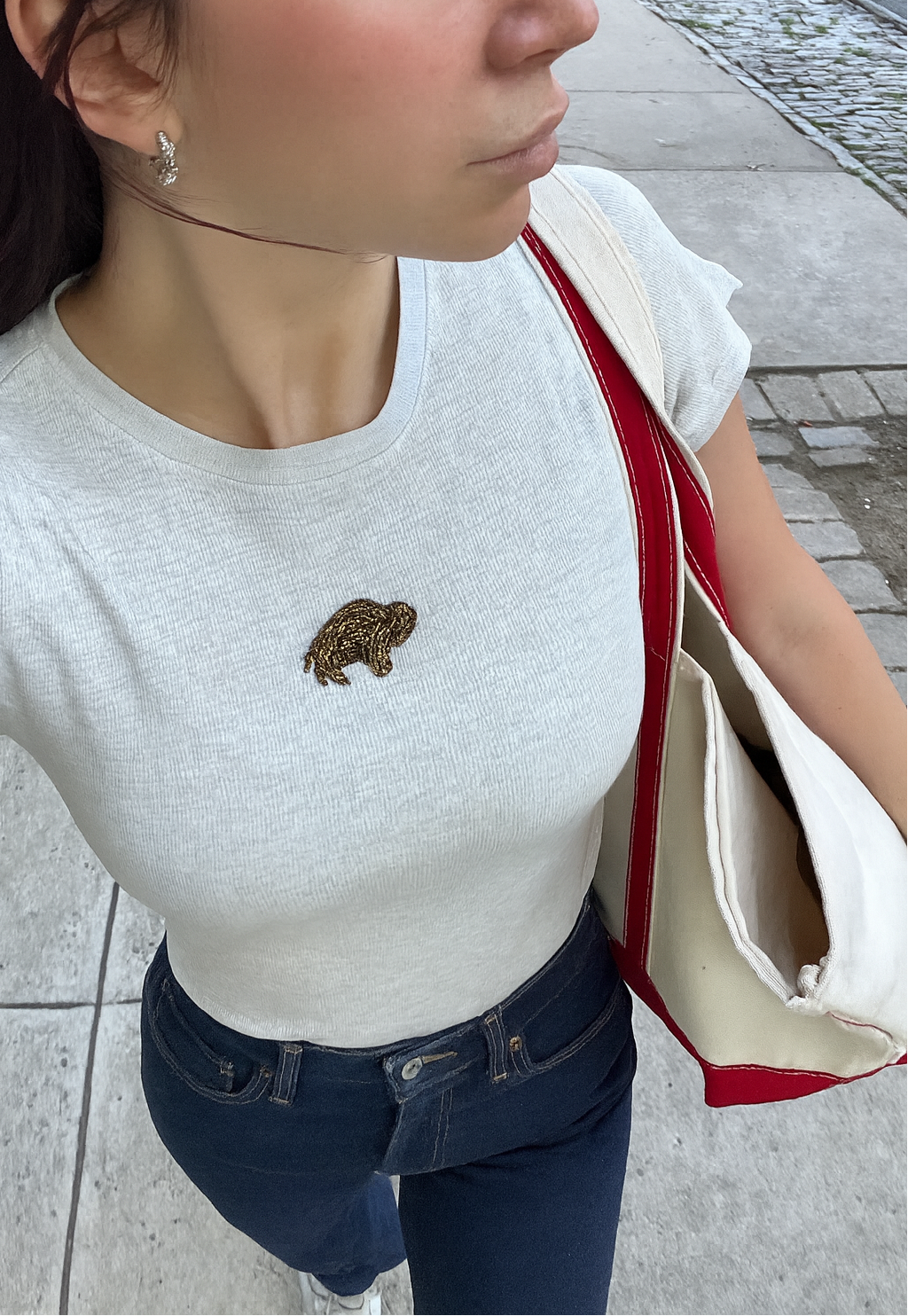 Buffalo Beaded Tee