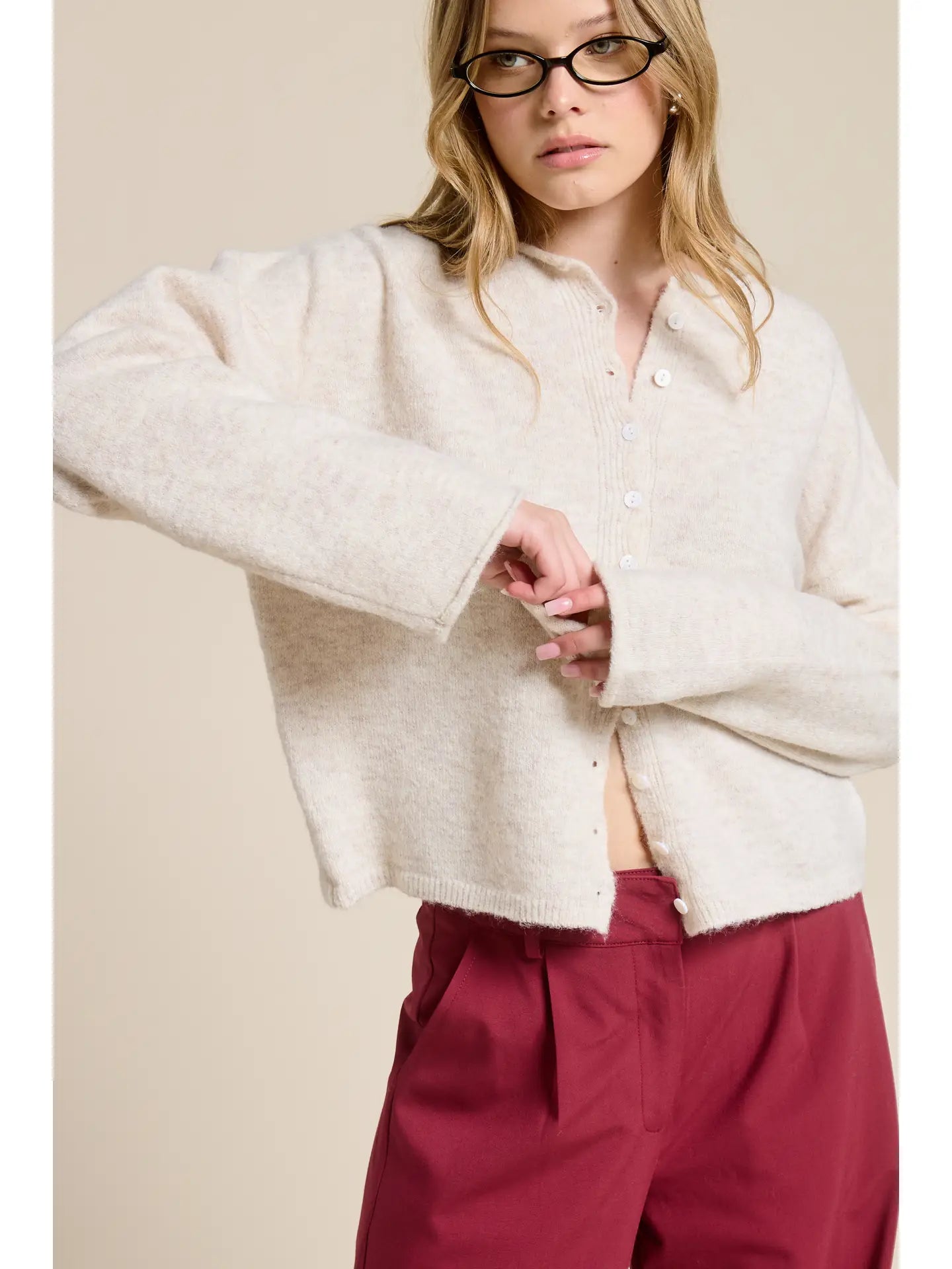Oatmeal Cardigan