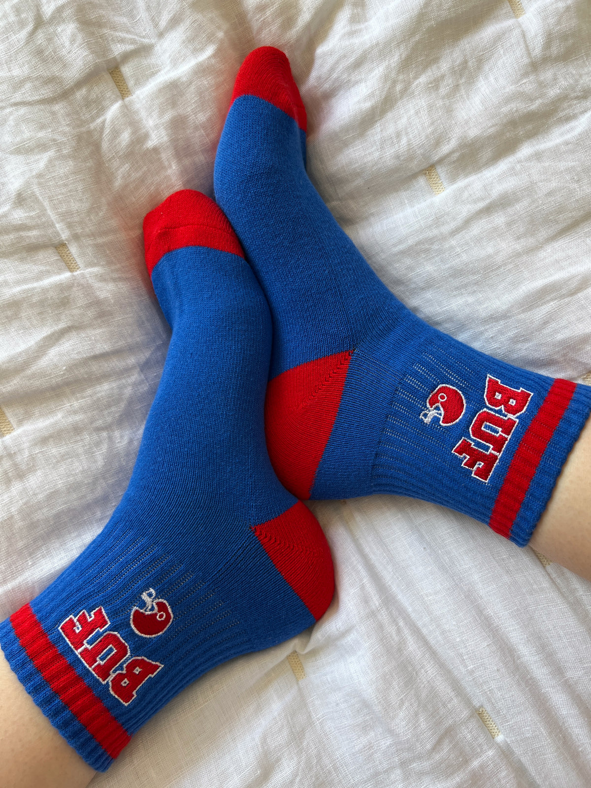 BUF Embroidered Women's Socks
