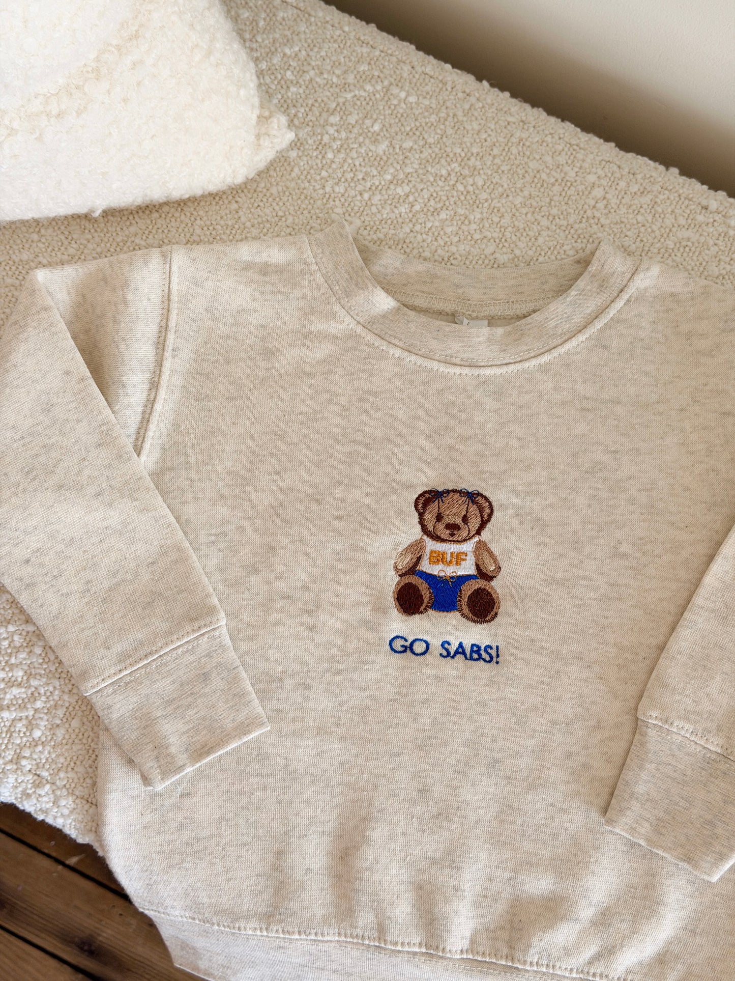 Hockey Bear Toddler Sweatshirt