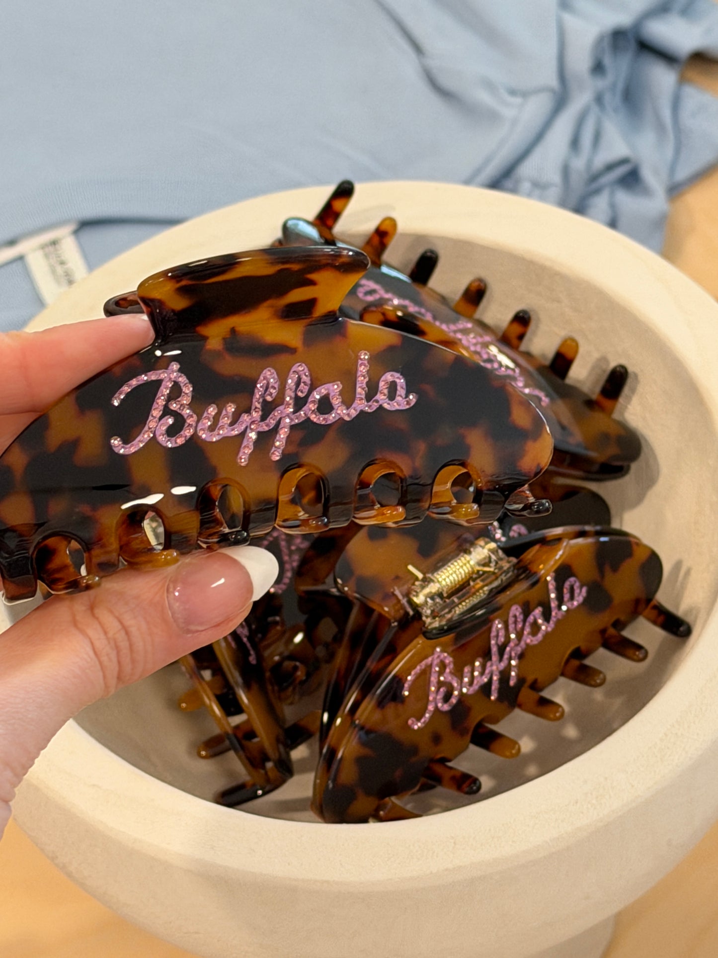 Buffalo Gem Hair Clip