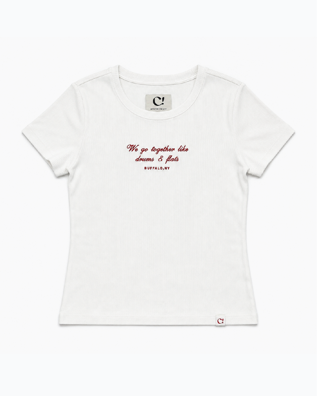 Drums and Flats Ribbed Tee