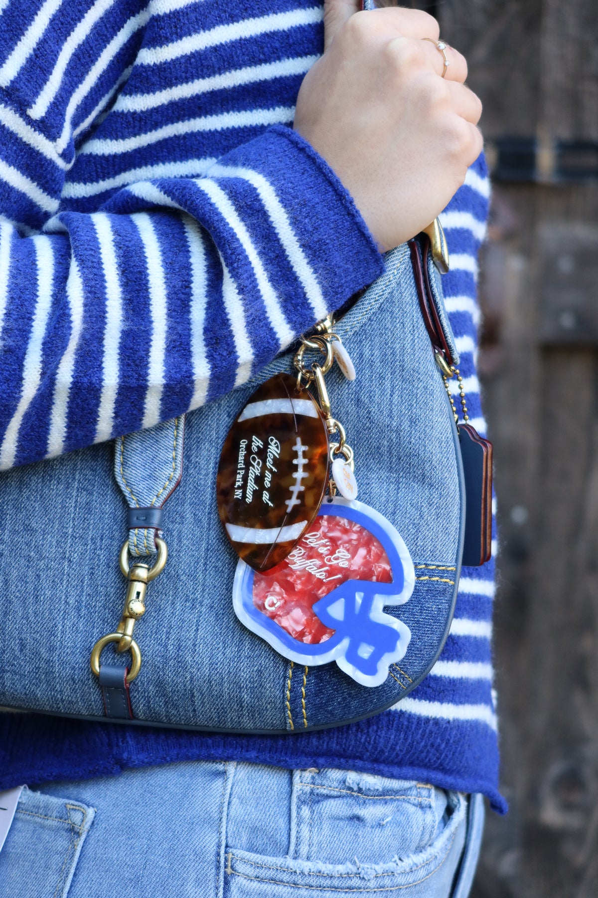 Meet Me at the Stadium Bag Charm