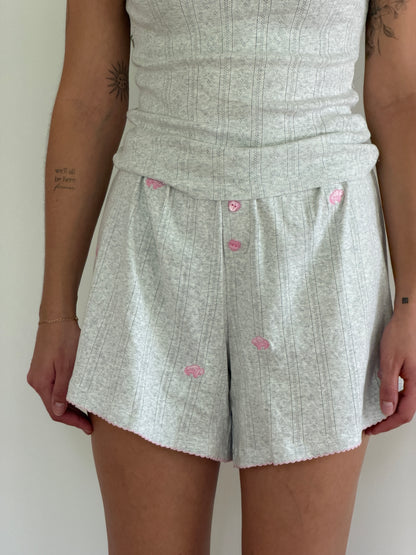 Pointelle Short in Sprinkle