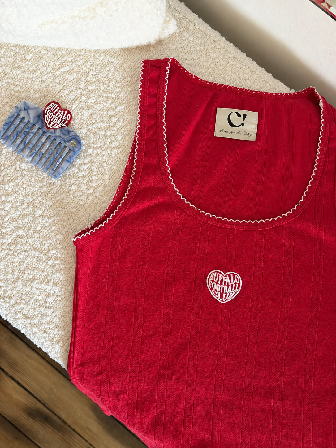 Cotton Pointelle Tank