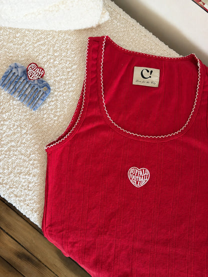 Cotton Pointelle Tank