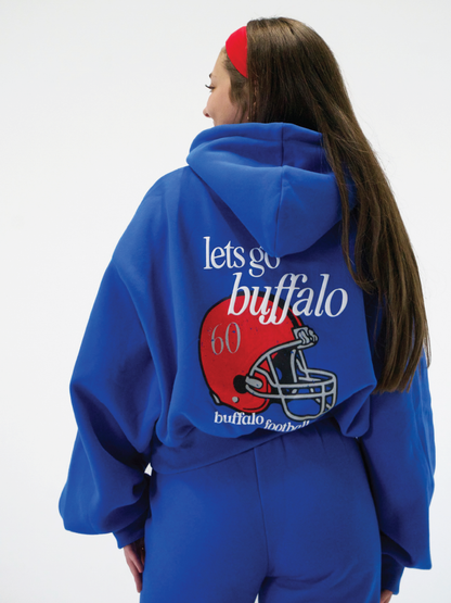 Lets Go Buffalo Semi-cropped Hoodie