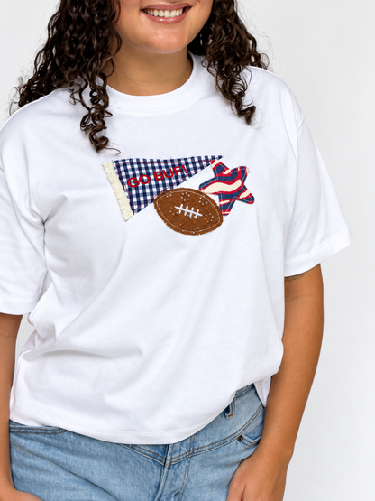 Patchwork Boxy Tee