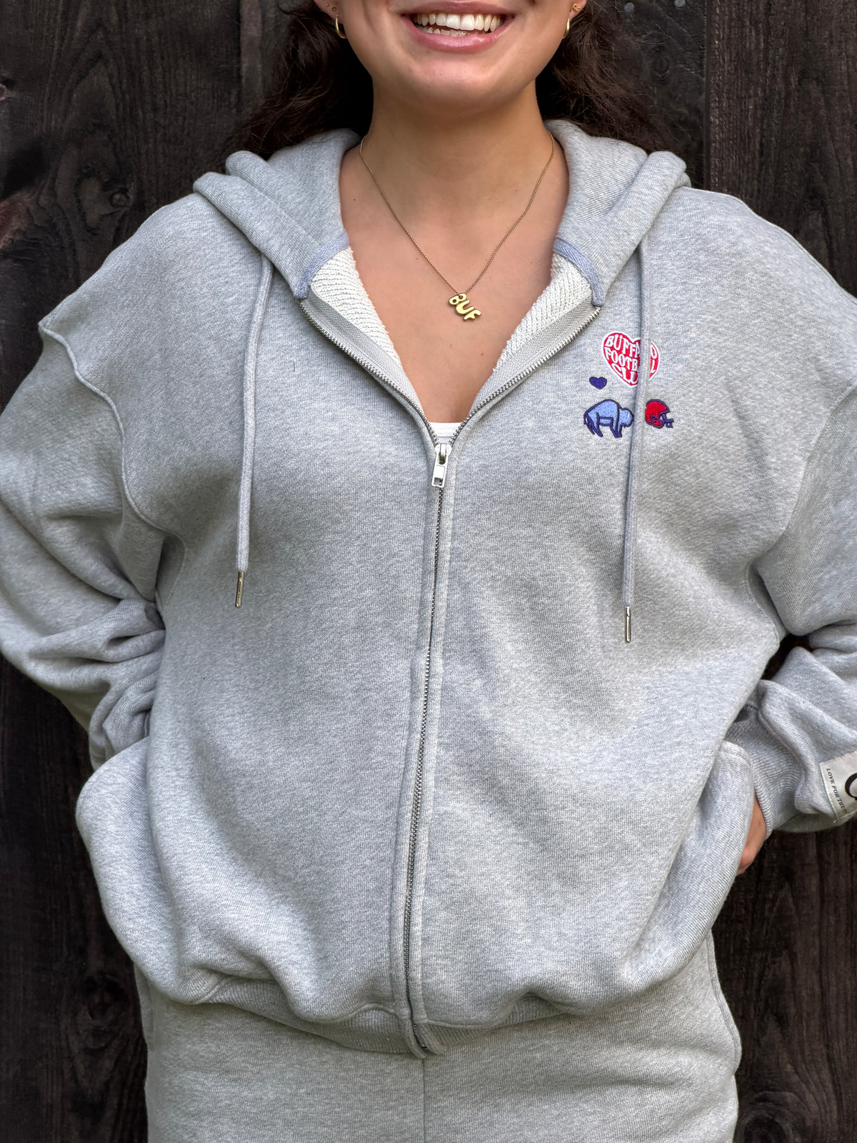 Go Buf Zip Up Hoodie