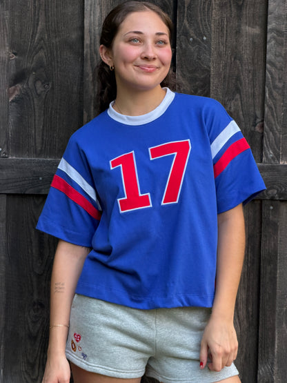 QB Cotton Tee – Blue