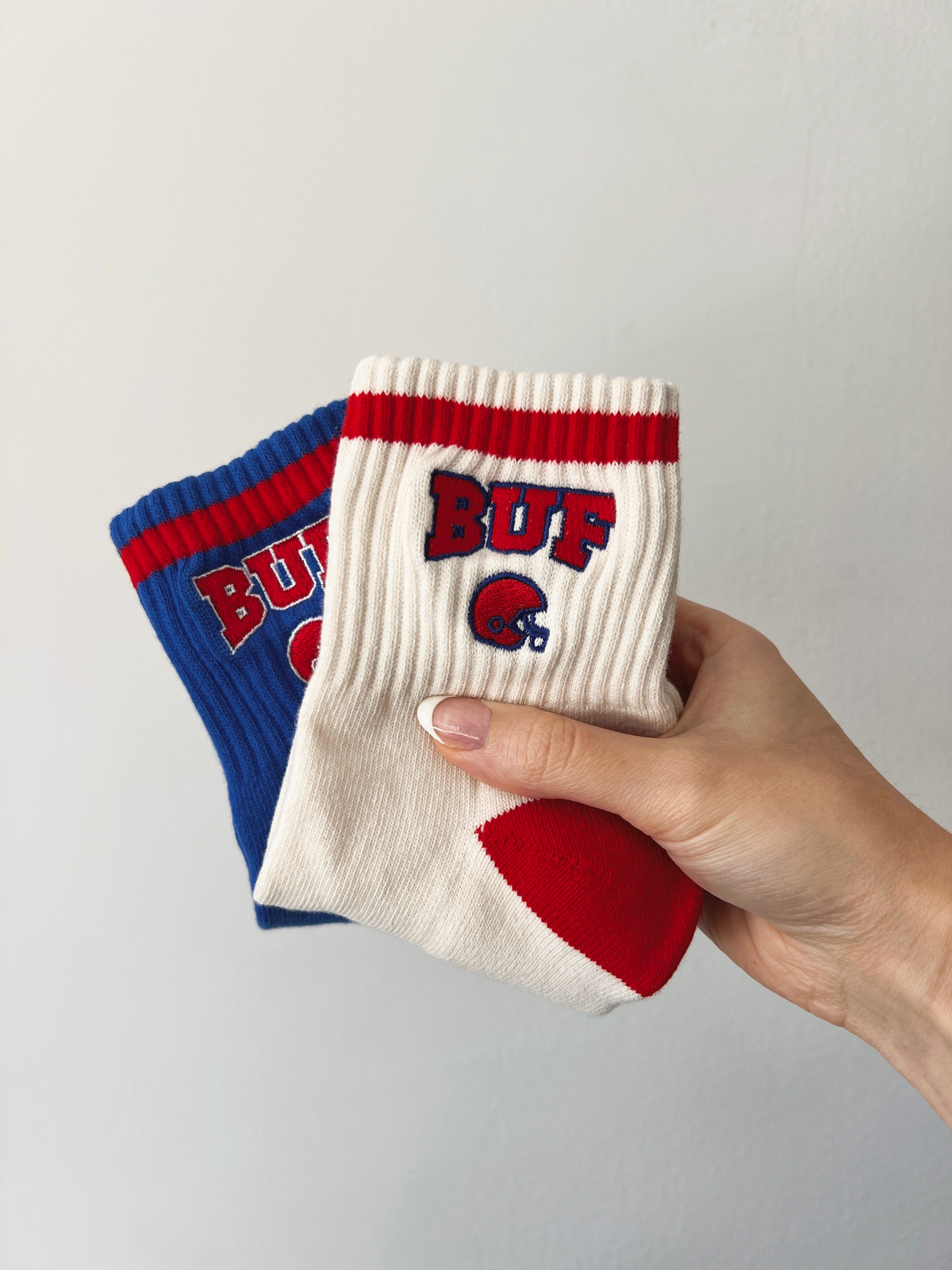 BUF Embroidered Women's Socks