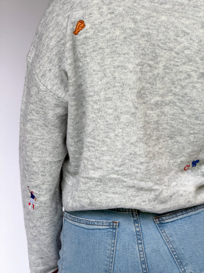 Icon Cardigan in Cloud