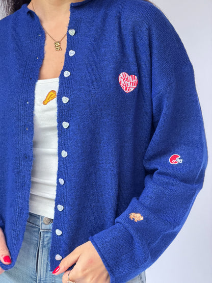 Icon Cardigan in Royal