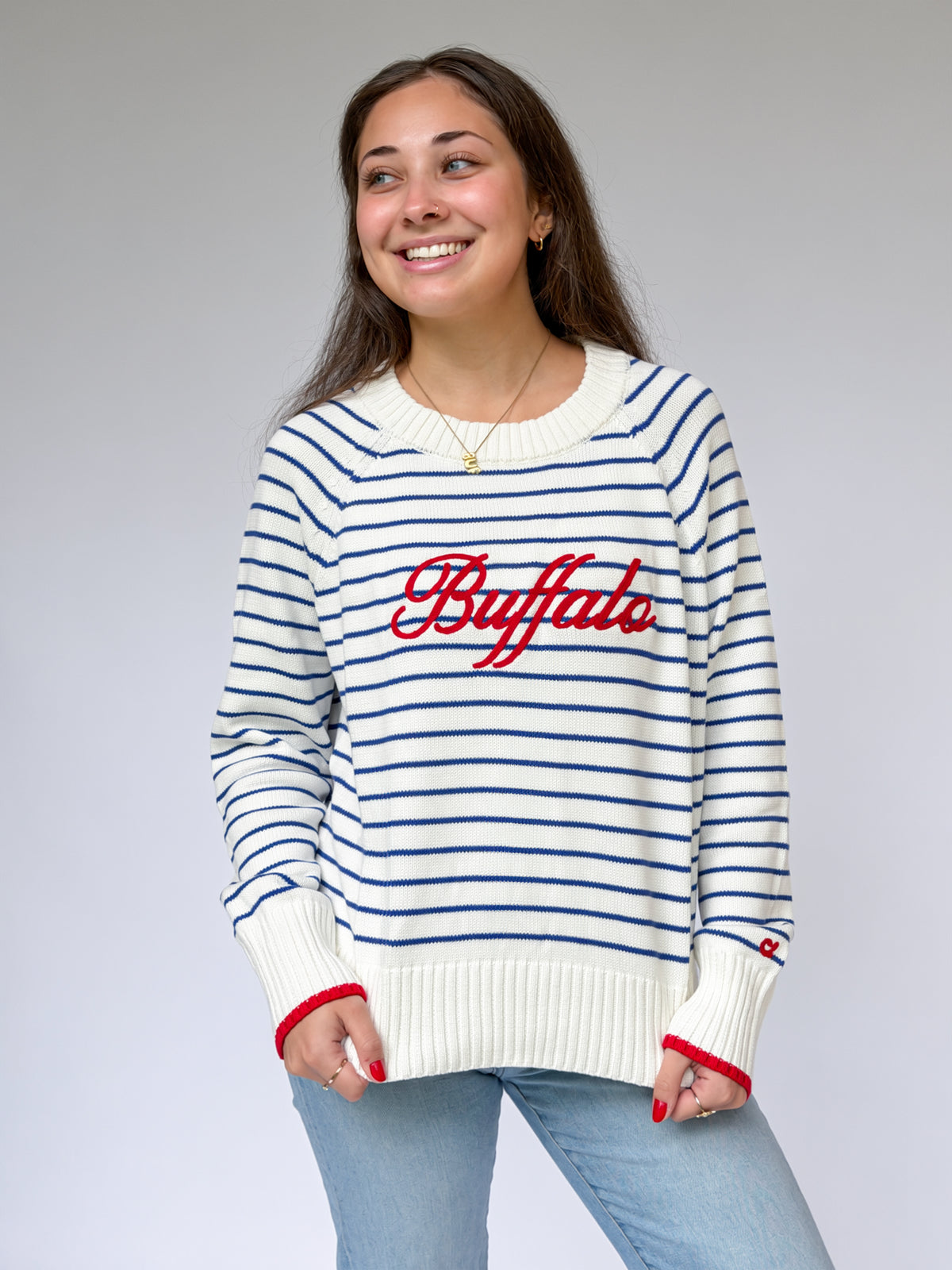 Classic Stripe Knit Sweater