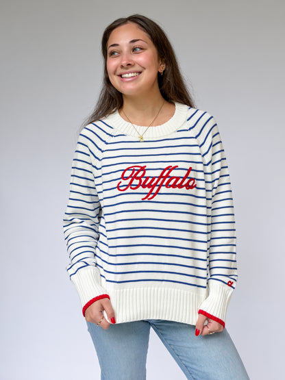 Classic Stripe Knit Sweater