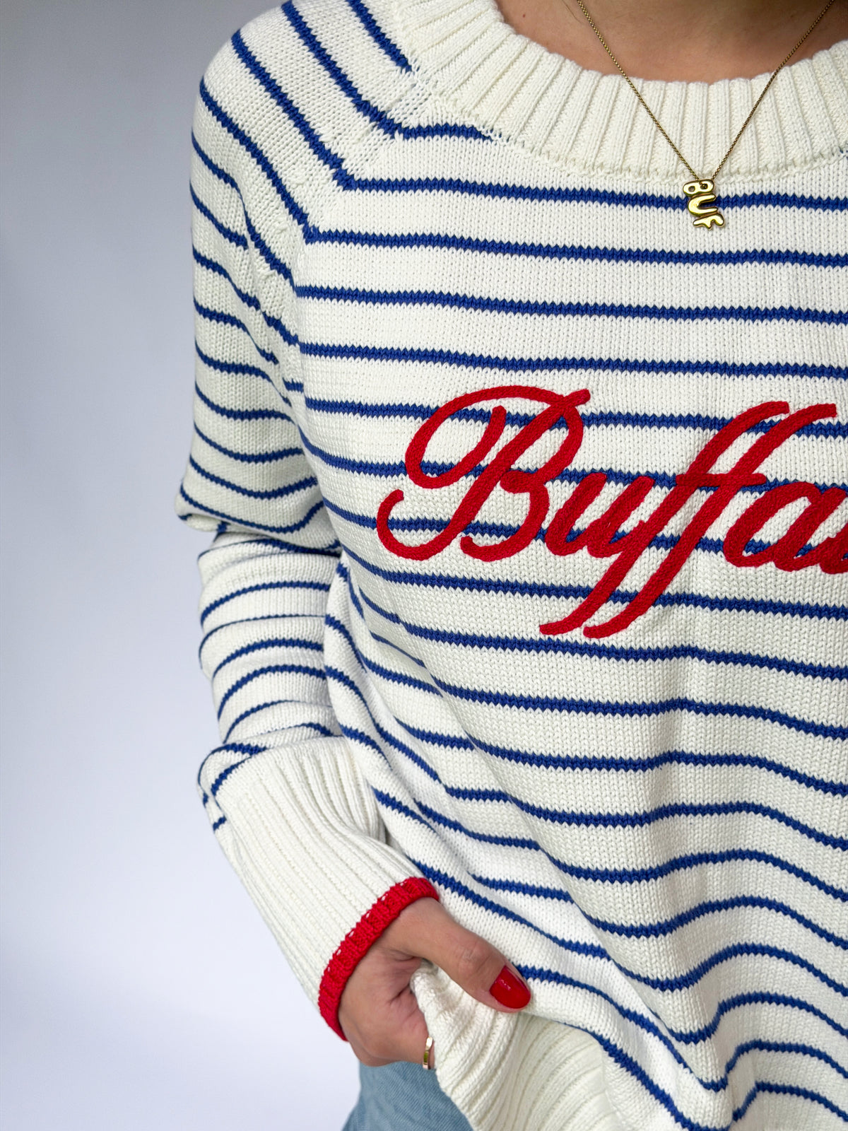 Classic Stripe Knit Sweater