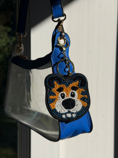 Toothy Beaded Bag Charm