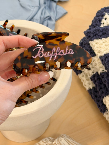 Buffalo Gem Hair Clip