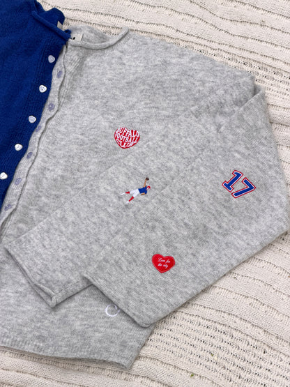 Icon Cardigan in Cloud