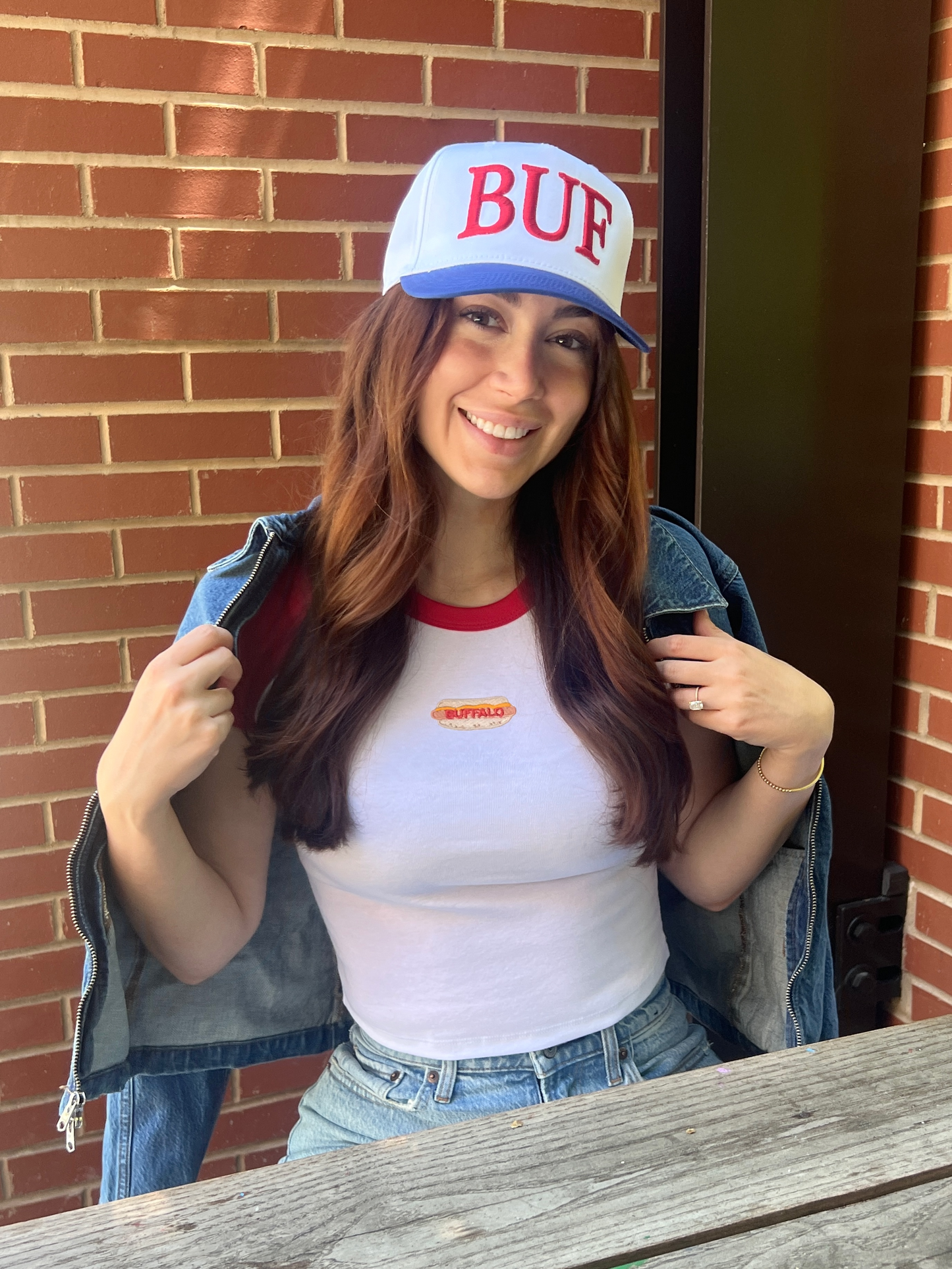 Hot Dog Baby Tee