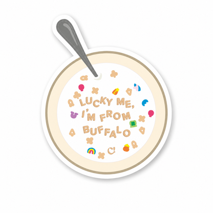 Lucky Me Cereal Sticker