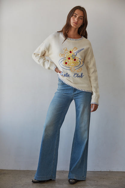 Pasta Club Knit Sweater
