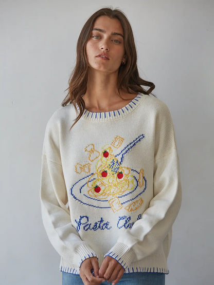 Pasta Club Knit Sweater