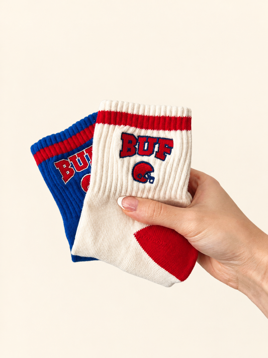 BUF Embroidered Women's Socks