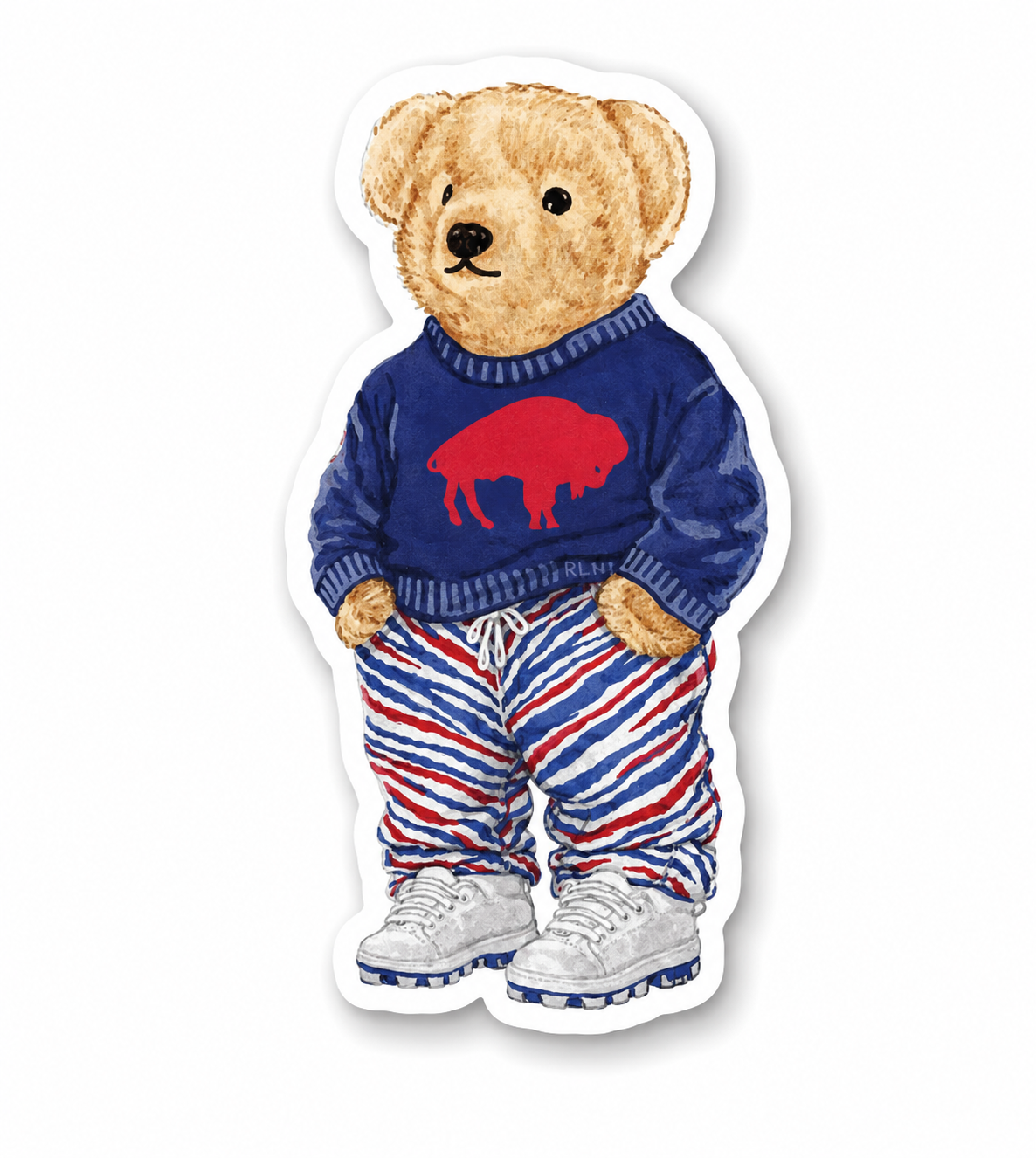 Preppy Bear Sticker
