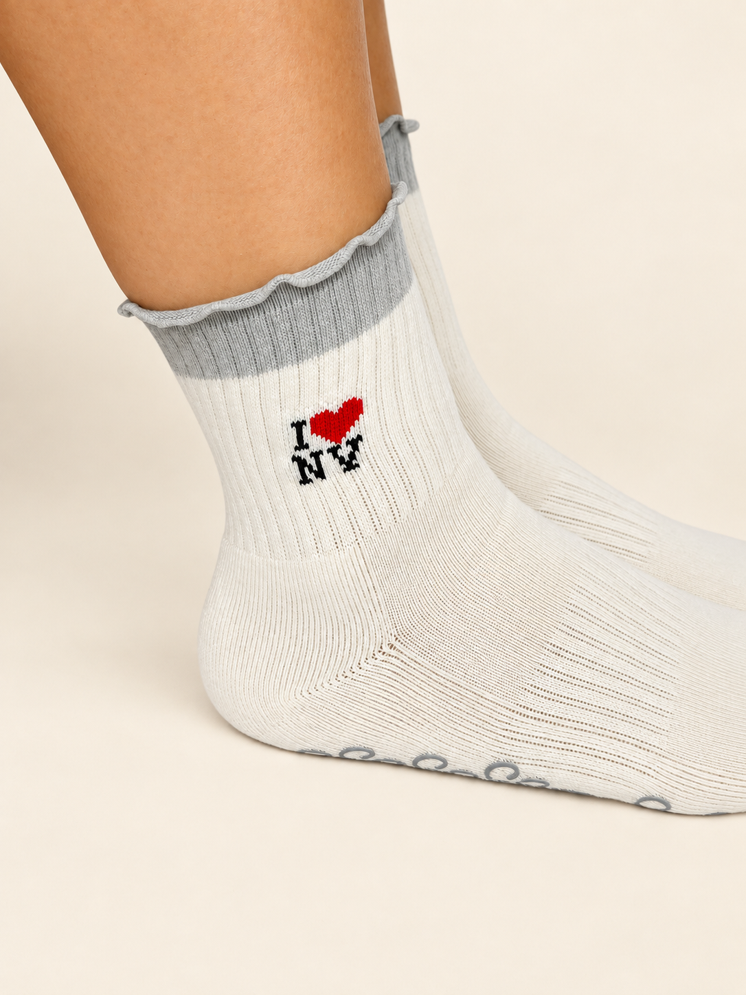 I Heart NY Pilates Socks