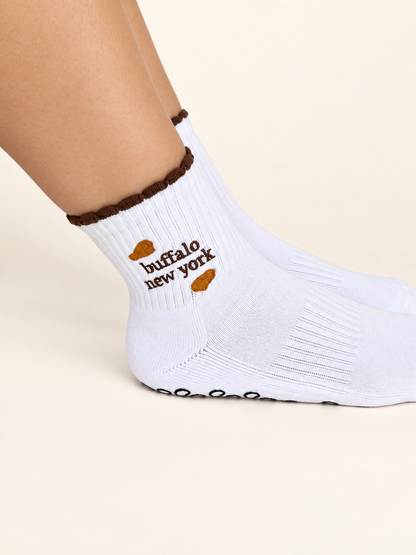 Buffalo Wings Pilates Socks
